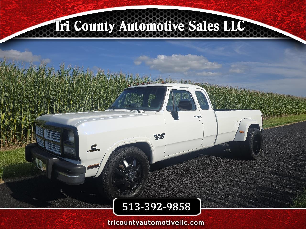 Dodge D350 Club Cab 8-ft. Bed 2WD 1993