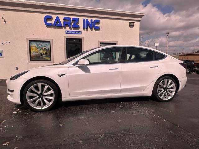Gray 2019 Tesla Model 3 Mid Range RWD Sedan Rear-Wheel Drive Continuously Variable Transmission