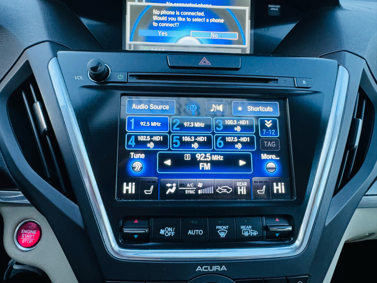 Acura MDX SH-AWD 6-Spd AT w/Tech and Entertainment Package 2015