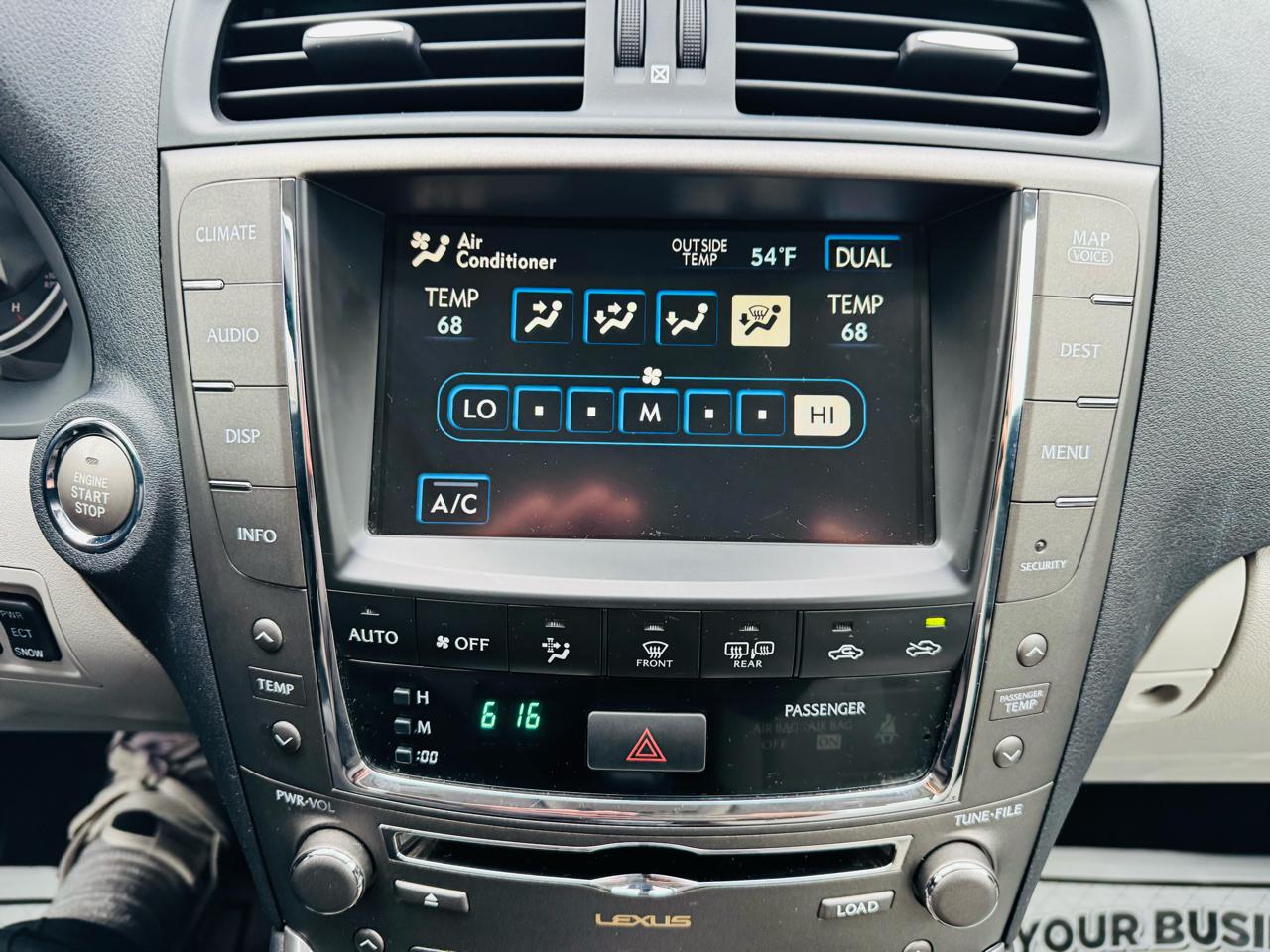 Lexus IS IS 250 AWD 6-Speed Sequential 2009