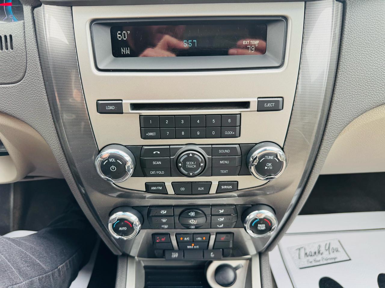 Ford Fusion SEL 2012