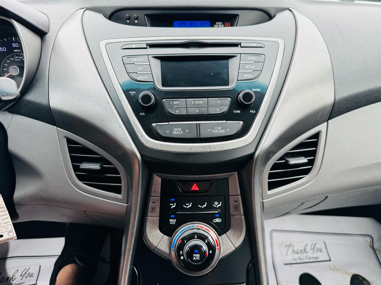 Hyundai Elantra 4dr Sdn Auto GLS 2013