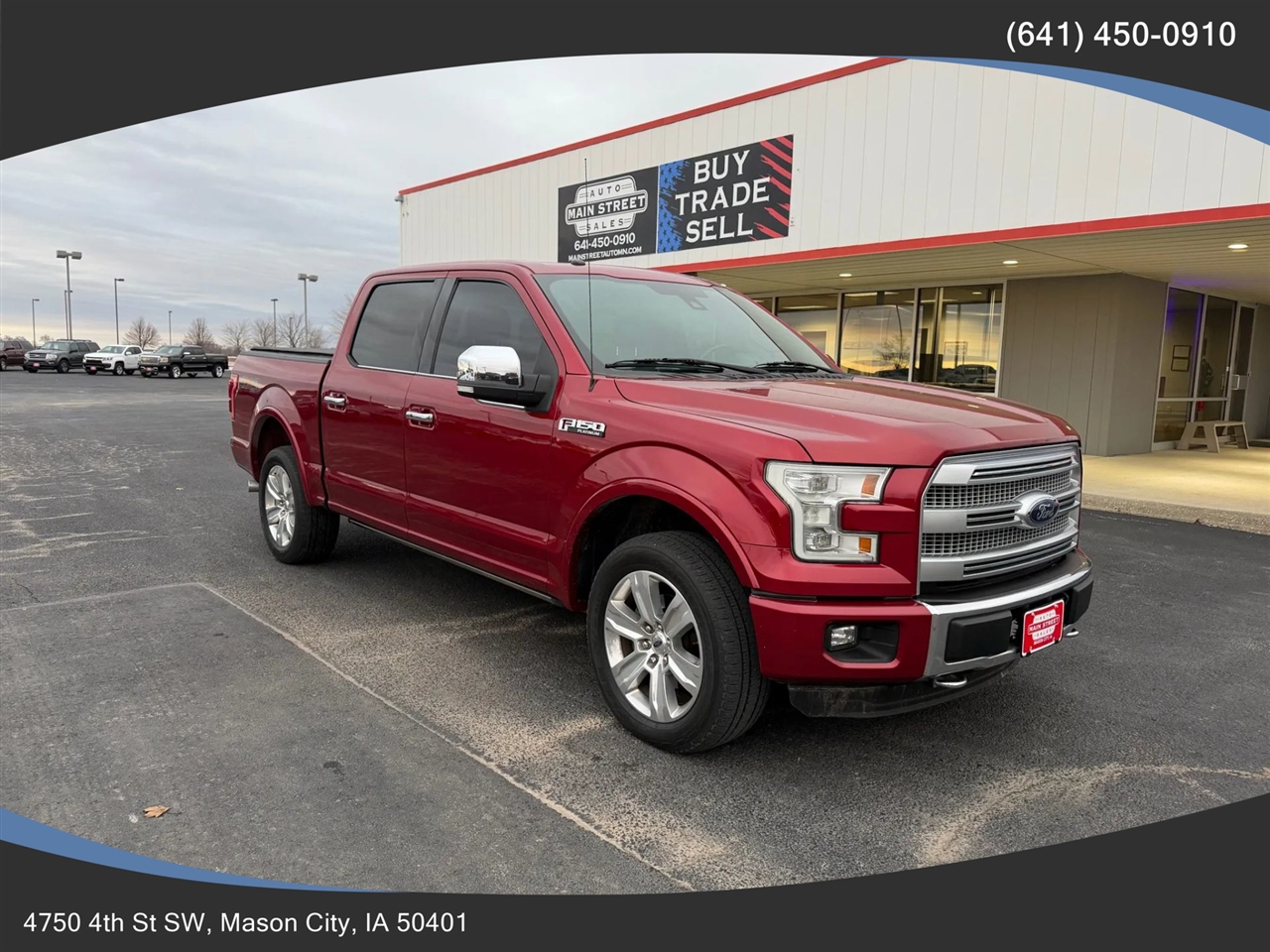 2016 Ford F-150 Platinum Pickup 4D 5 1/2 ft