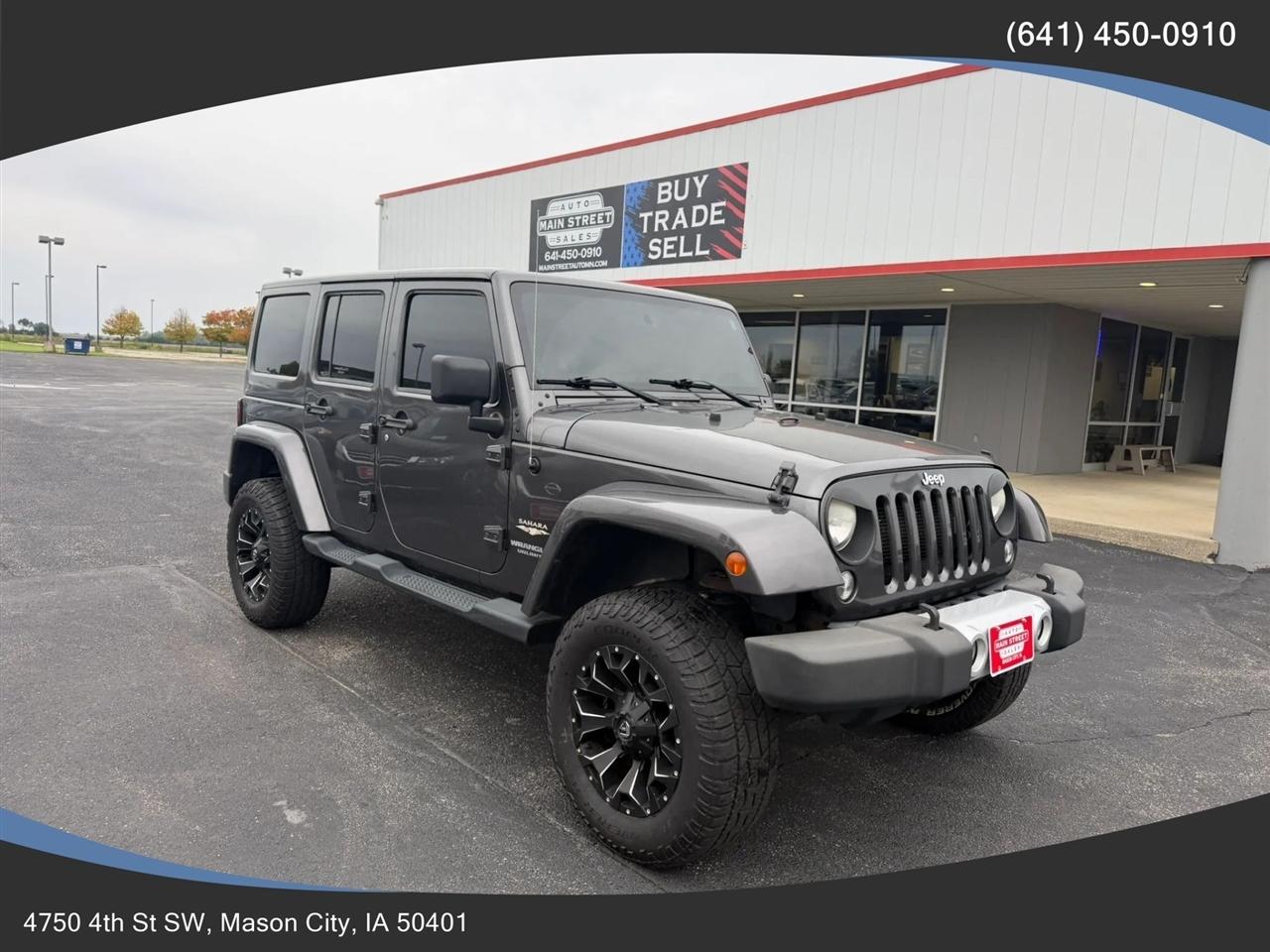 2014 Jeep Wrangler Unlimited Sahara Sport Utility 4D