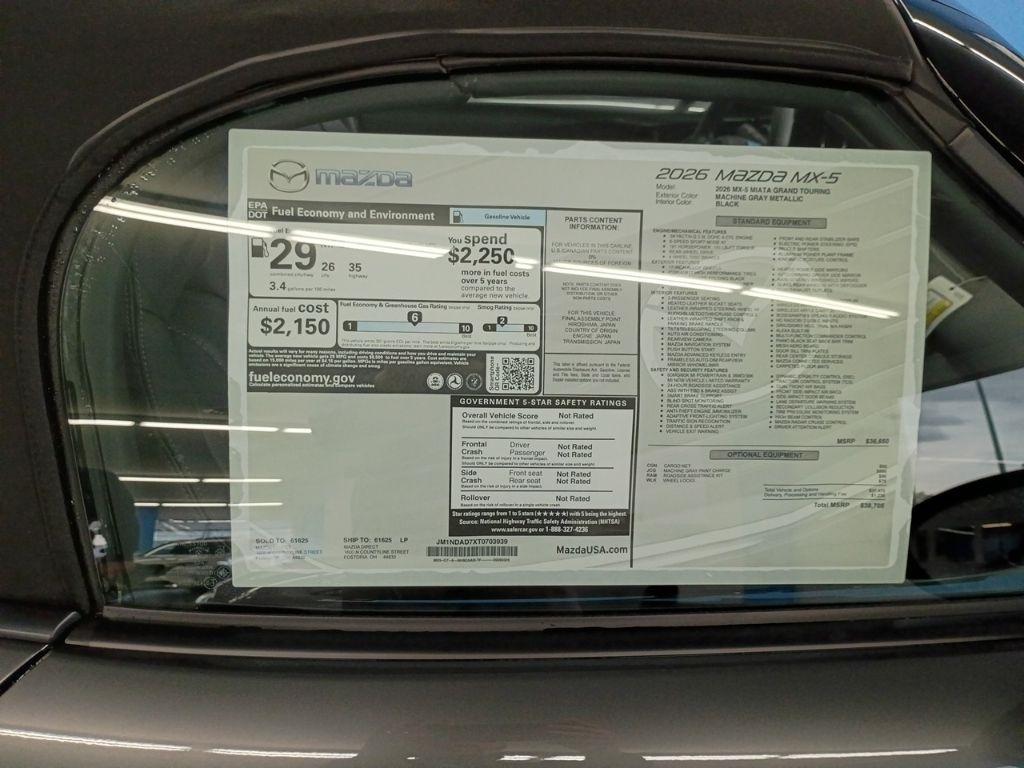 Mazda MX-5 Miata Grand Touring Auto 2026