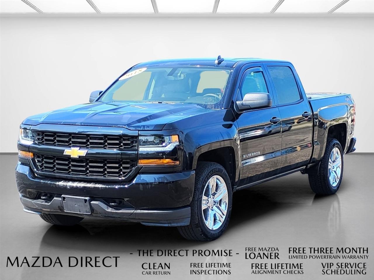 Chevrolet Silverado 1500 4WD Crew Cab 143.5" Custom 2018