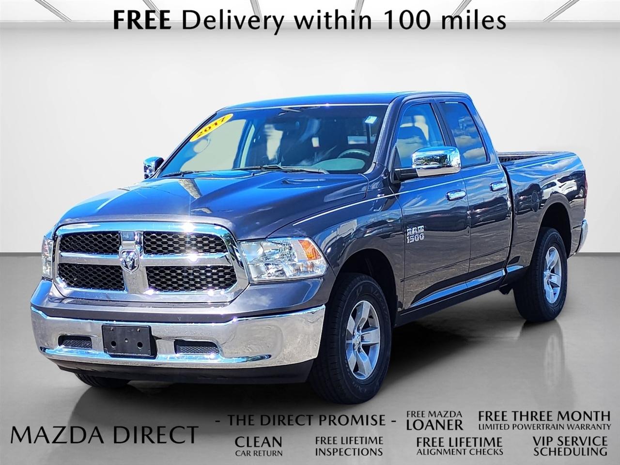 2017 RAM 1500 SLT 4x4 Quad Cab 6'4" Box