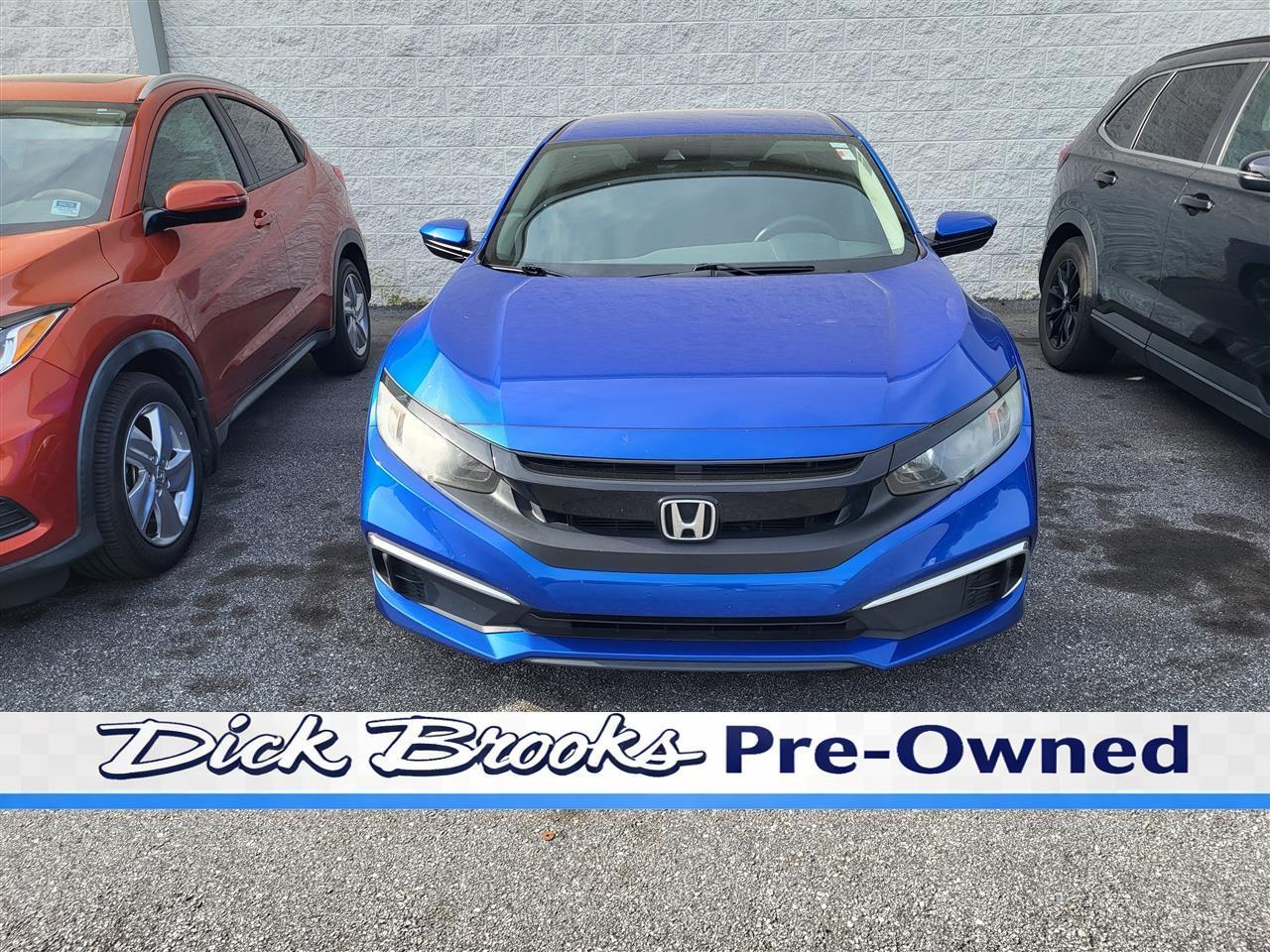 Honda Civic LX Honda Sensing Sedan CVT 2019