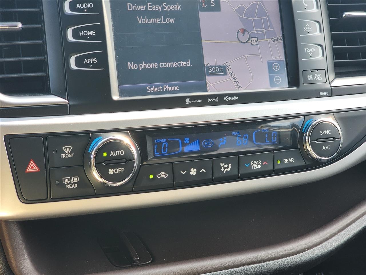 Toyota Highlander XLE AWD V6 2019