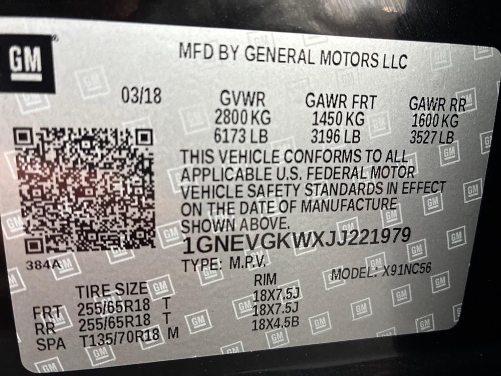 Chevrolet Traverse  2018