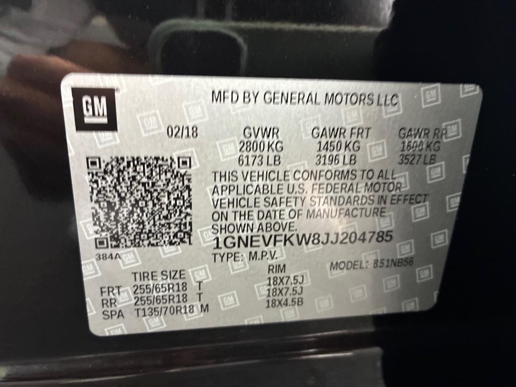 Chevrolet Traverse  2018