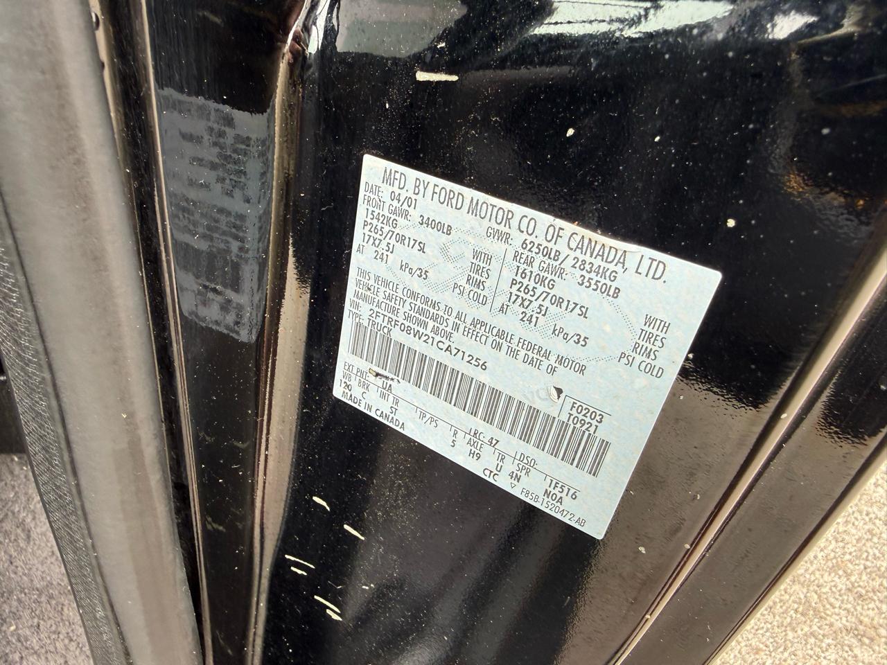 Ford F-150 XL Flareside 4WD 2001