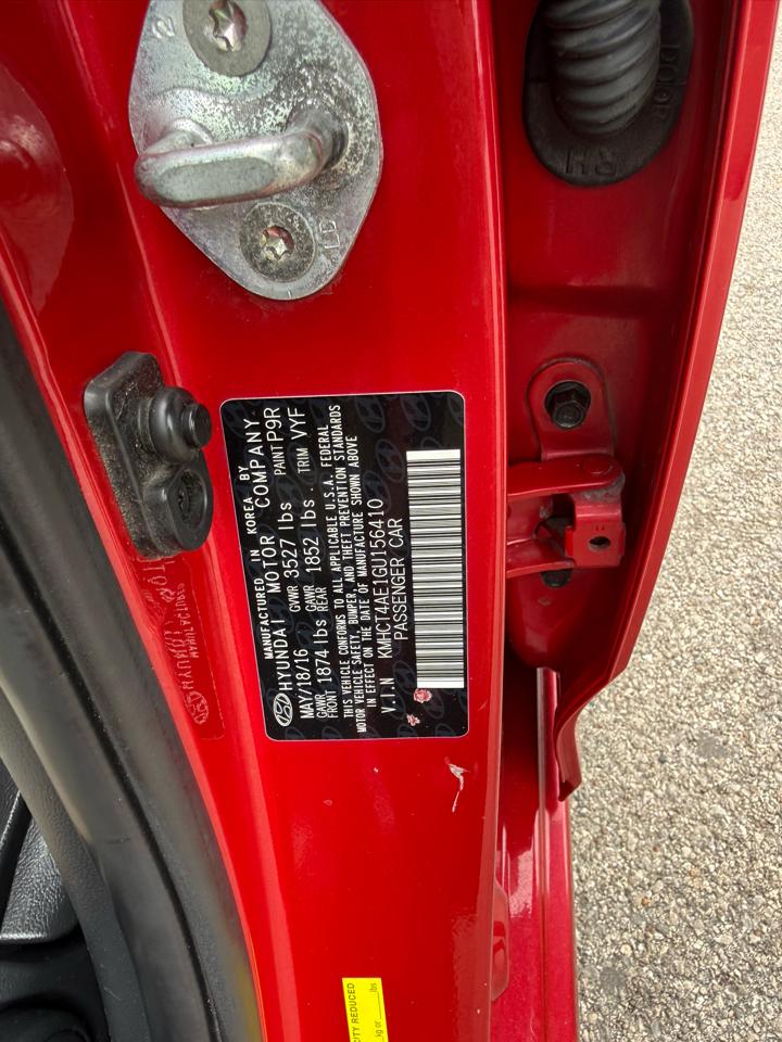 Hyundai Accent SE 4-Door 6A 2016