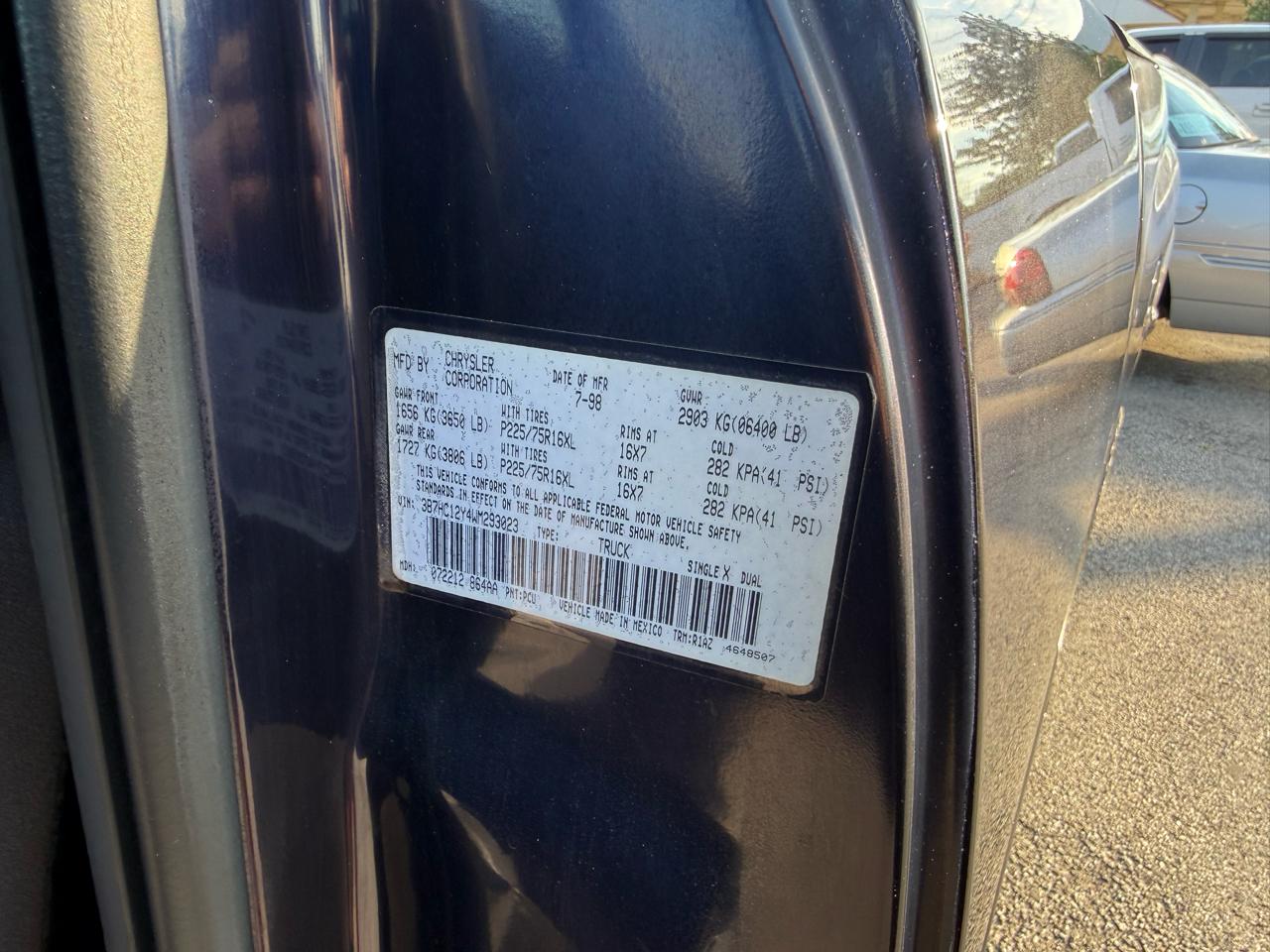 Dodge Ram 1500 Club Cab 6.5-ft. Bed 2WD 1998