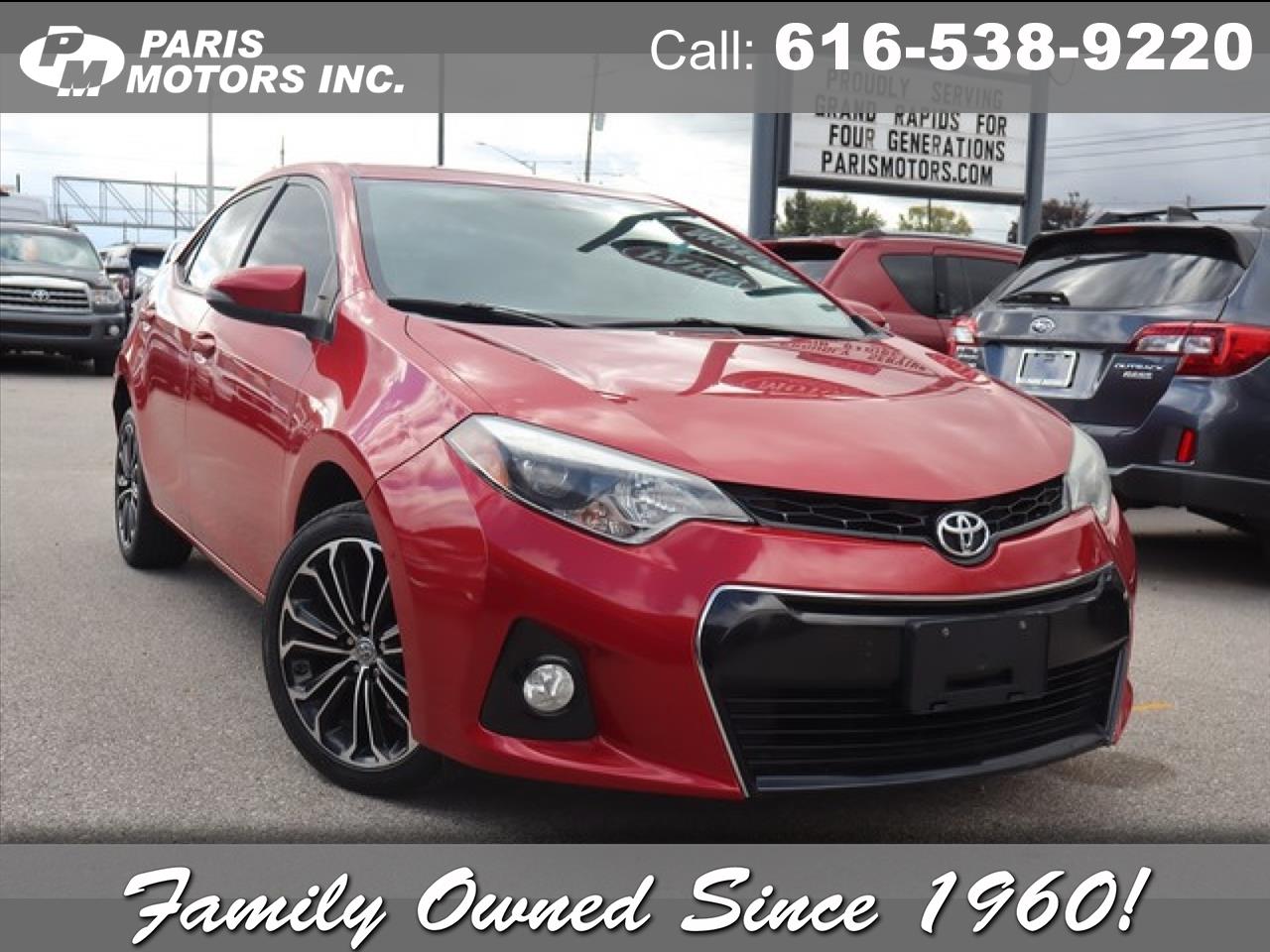 2016 Toyota Corolla S Plus
