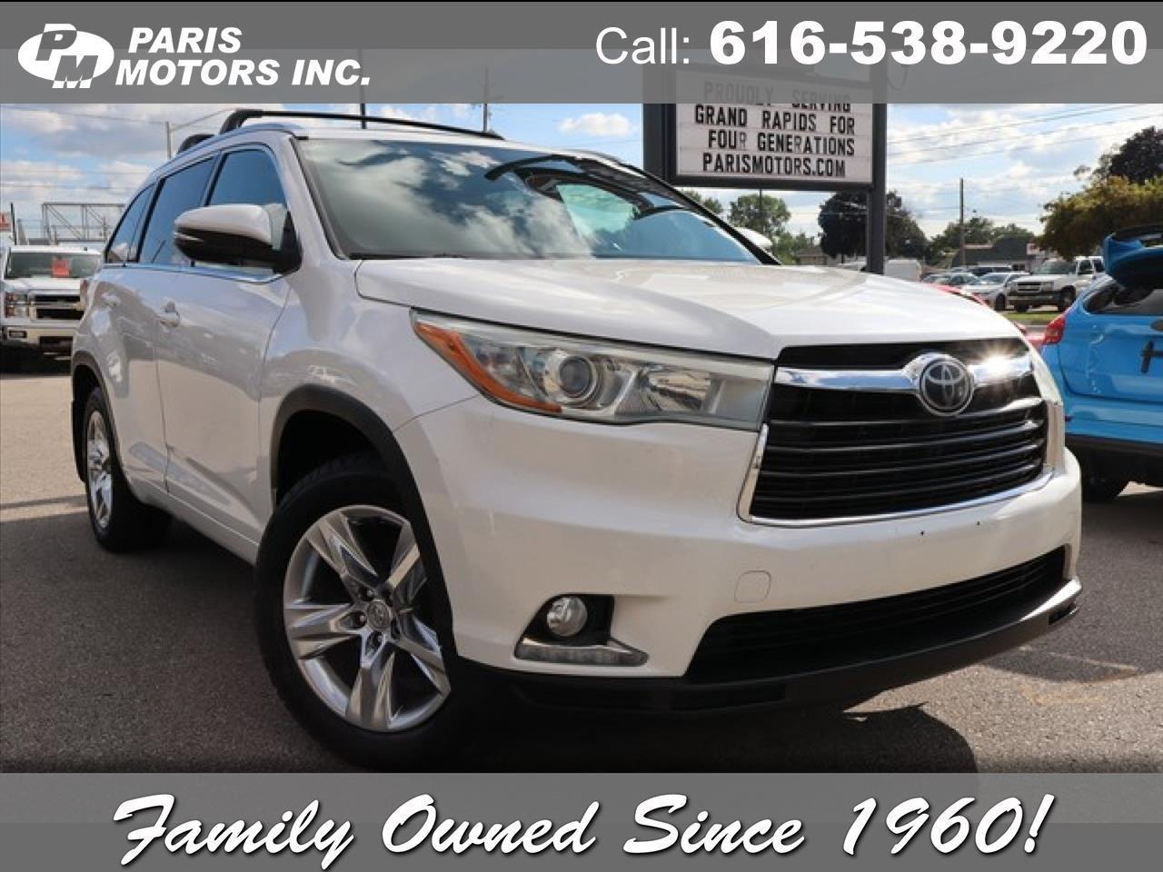 2015 Toyota Highlander Limited Platinum
