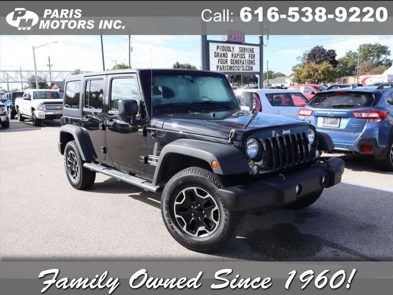 2016 Jeep Wrangler Unlimited