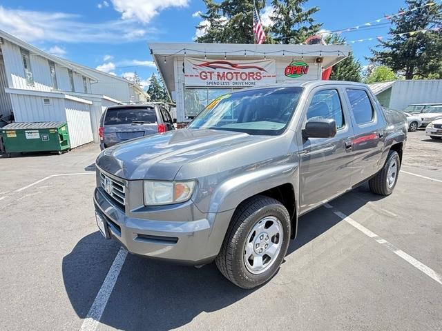 Gray 2007 Honda Ridgeline Pickup Truck All-Wheel Drive Automatic