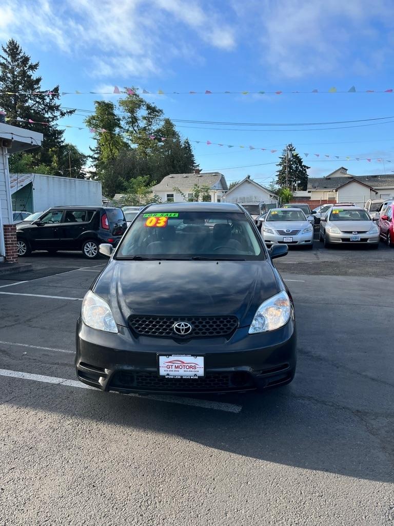 Blue 2003 Toyota Matrix Hatchback Front-Wheel Drive Manual