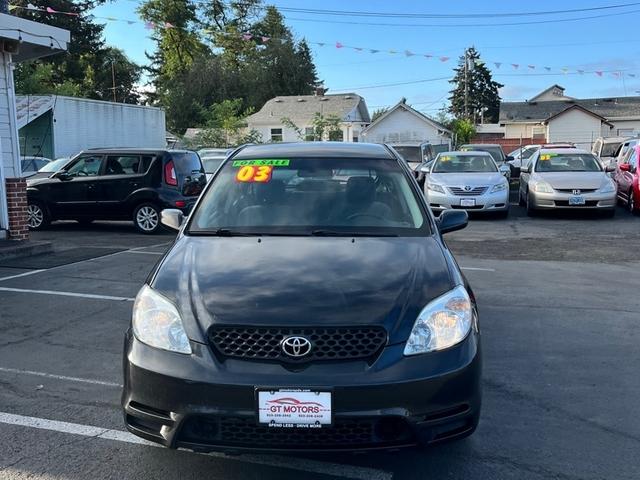 Blue 2003 Toyota Matrix Hatchback Front-Wheel Drive Manual