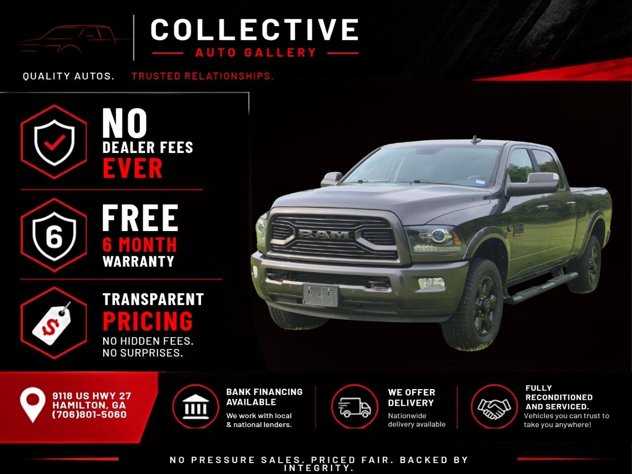 RAM 3500 Laramie Crew Cab SWB 4WD 2018