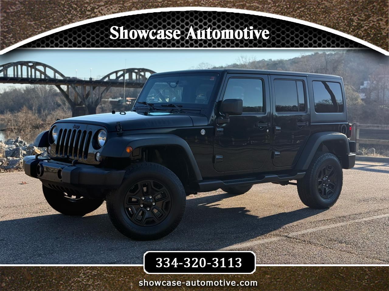 2016 Jeep Wrangler Unlimited 4WD 4dr Willys Wheeler