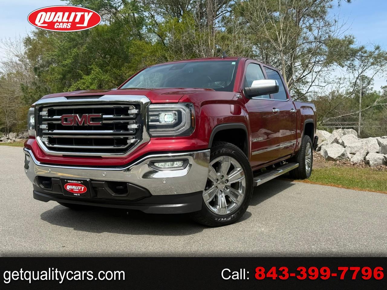 2018 GMC Sierra 1500 SLT Crew Cab Short Box 4WD