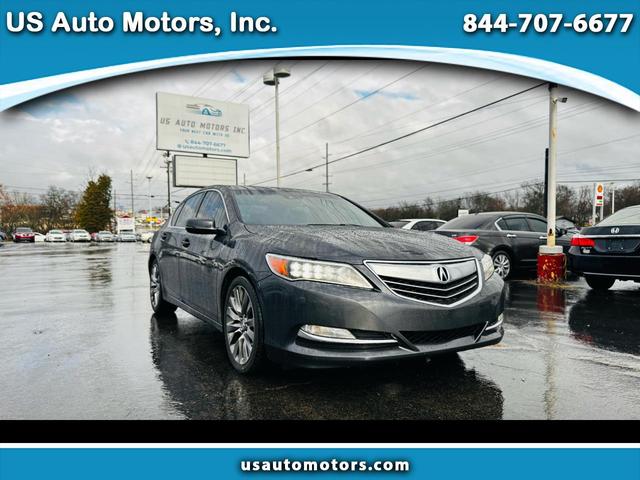 Gray 2017 Acura RLX FWD with Technology Package Sedan Front-Wheel Drive Automatic