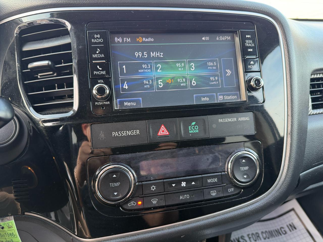 Mitsubishi Outlander SEL AWD 2018