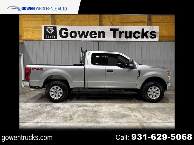 Silver 2022 Ford F-250 Super Duty Pickup Truck Four-Wheel Drive Automatic