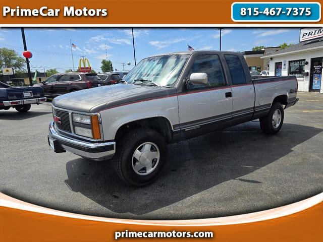 Gray 1993 GMC Sierra 2500 2 Dr K2500 4WD Extended Cab SB Pickup Truck Four-Wheel Drive Automatic