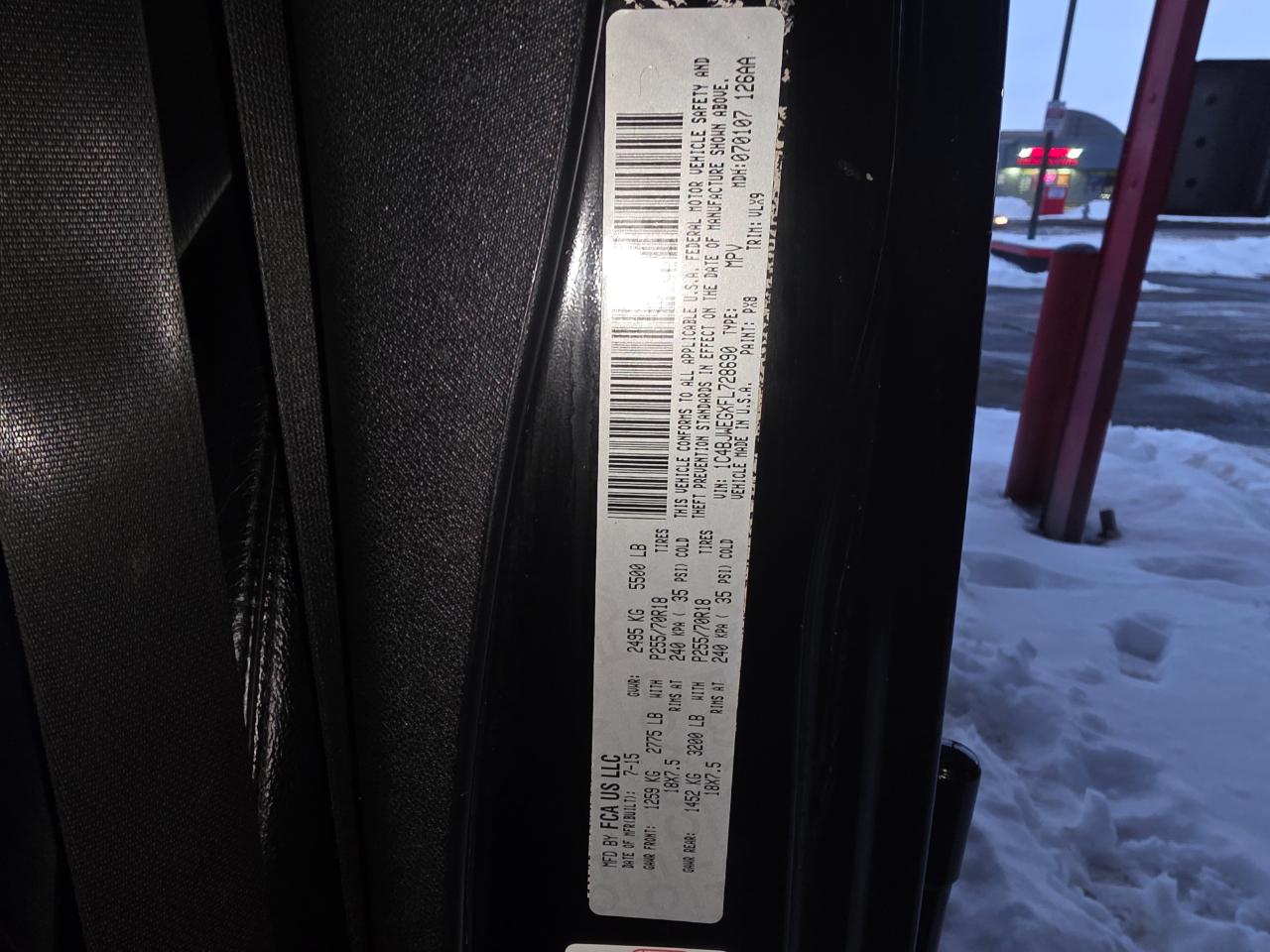 Jeep Wrangler Unlimited Sahara 4WD 2015