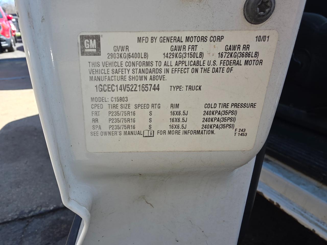 Chevrolet Silverado 1500 Long Bed 2WD 2002