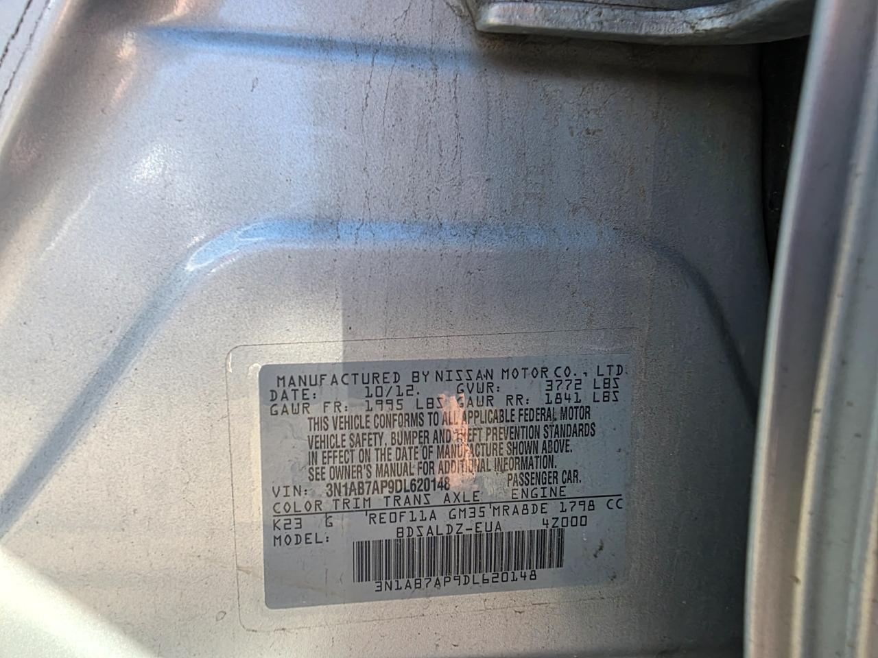 Nissan Sentra SV 2013