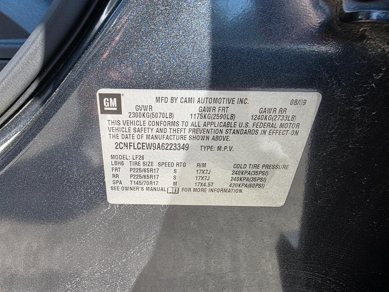 Chevrolet Equinox LS AWD 2010