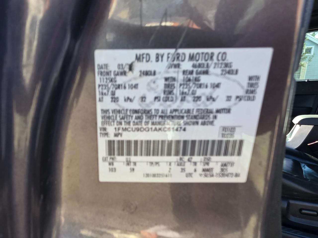 Ford Escape XLT 4WD 2010