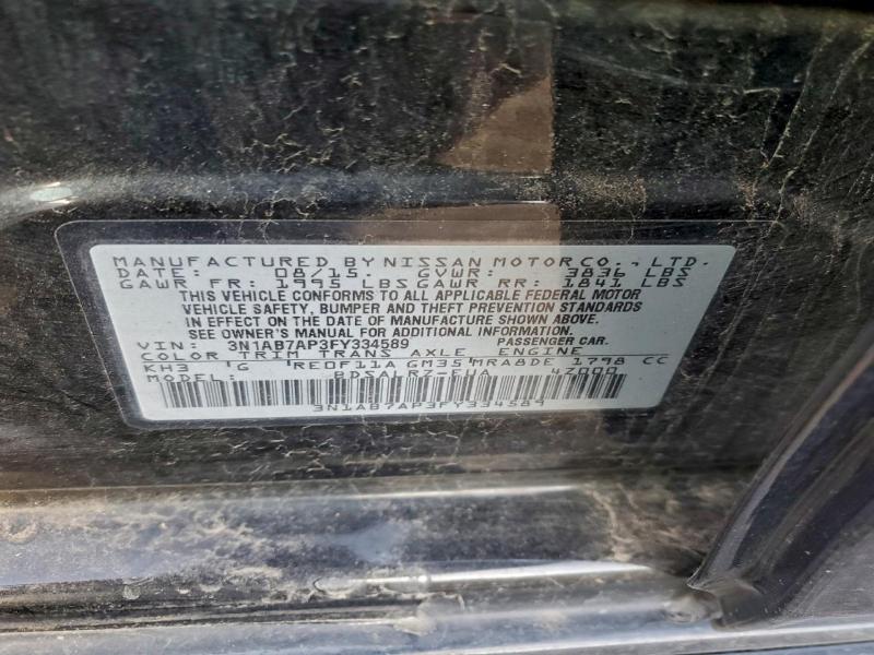 Nissan Sentra FE+ S 2015