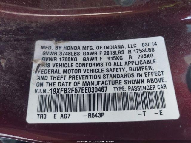 Honda Civic LX Sedan CVT 2014