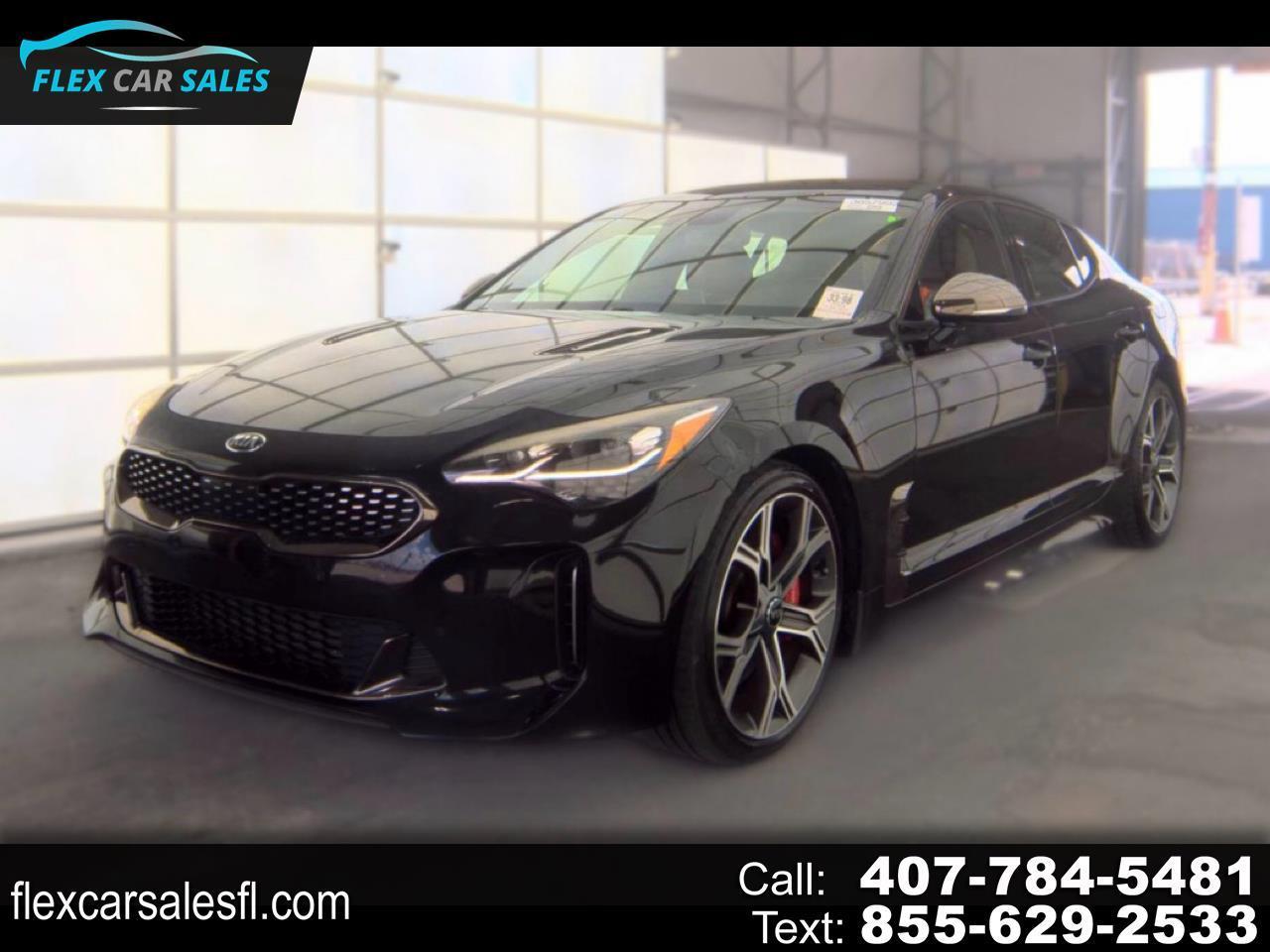 Black 2020 Kia Stinger Sedan Rear-Wheel Drive Automatic