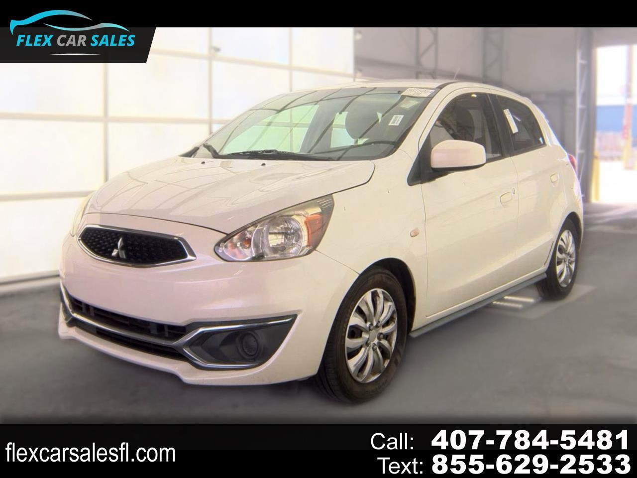 2017 Mitsubishi Mirage Blanco Hatchback Tracción delantera Transmisión variable continua