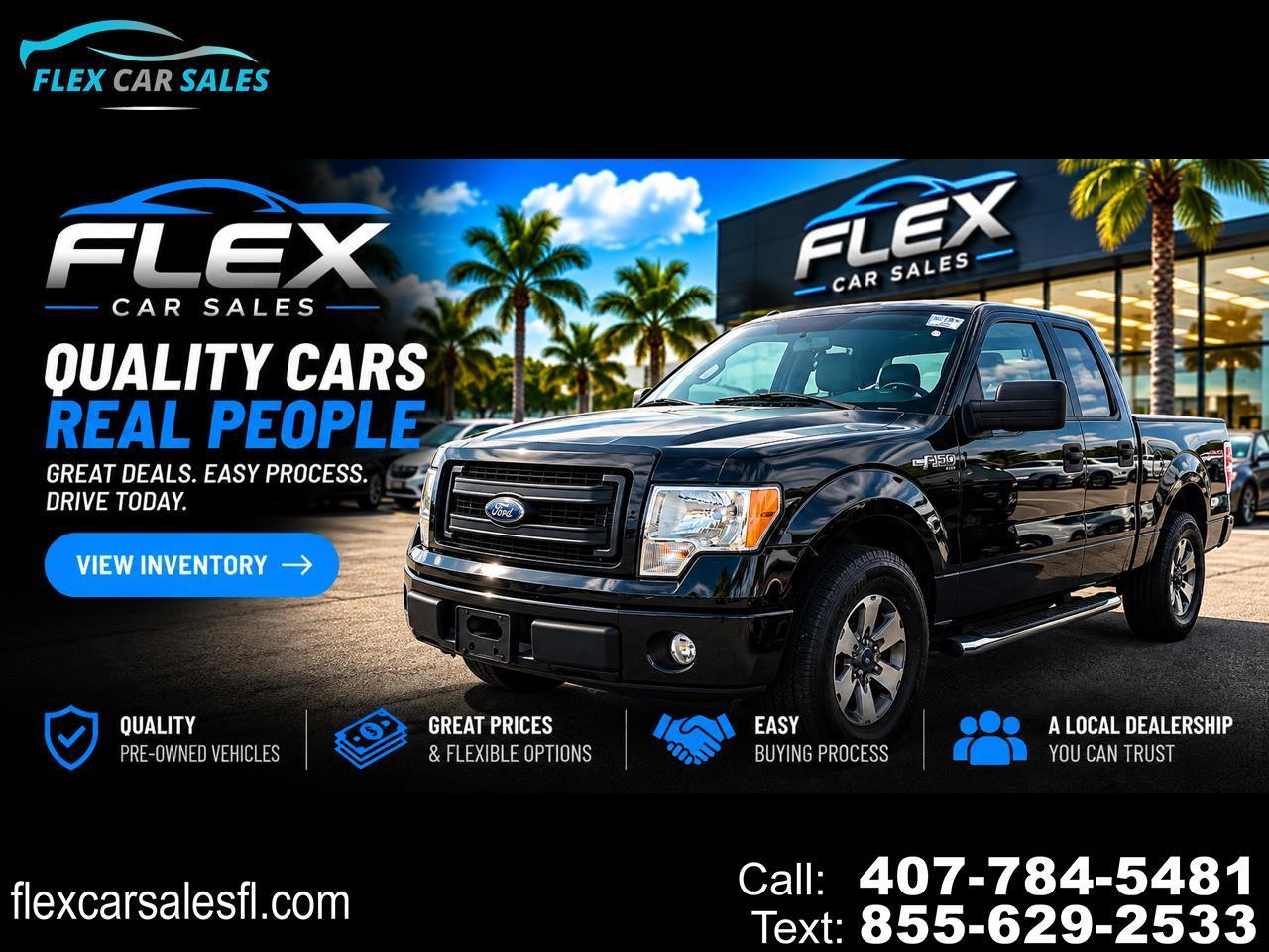 Black 2013 Ford F-150 Pickup Truck 4X2 Automatic