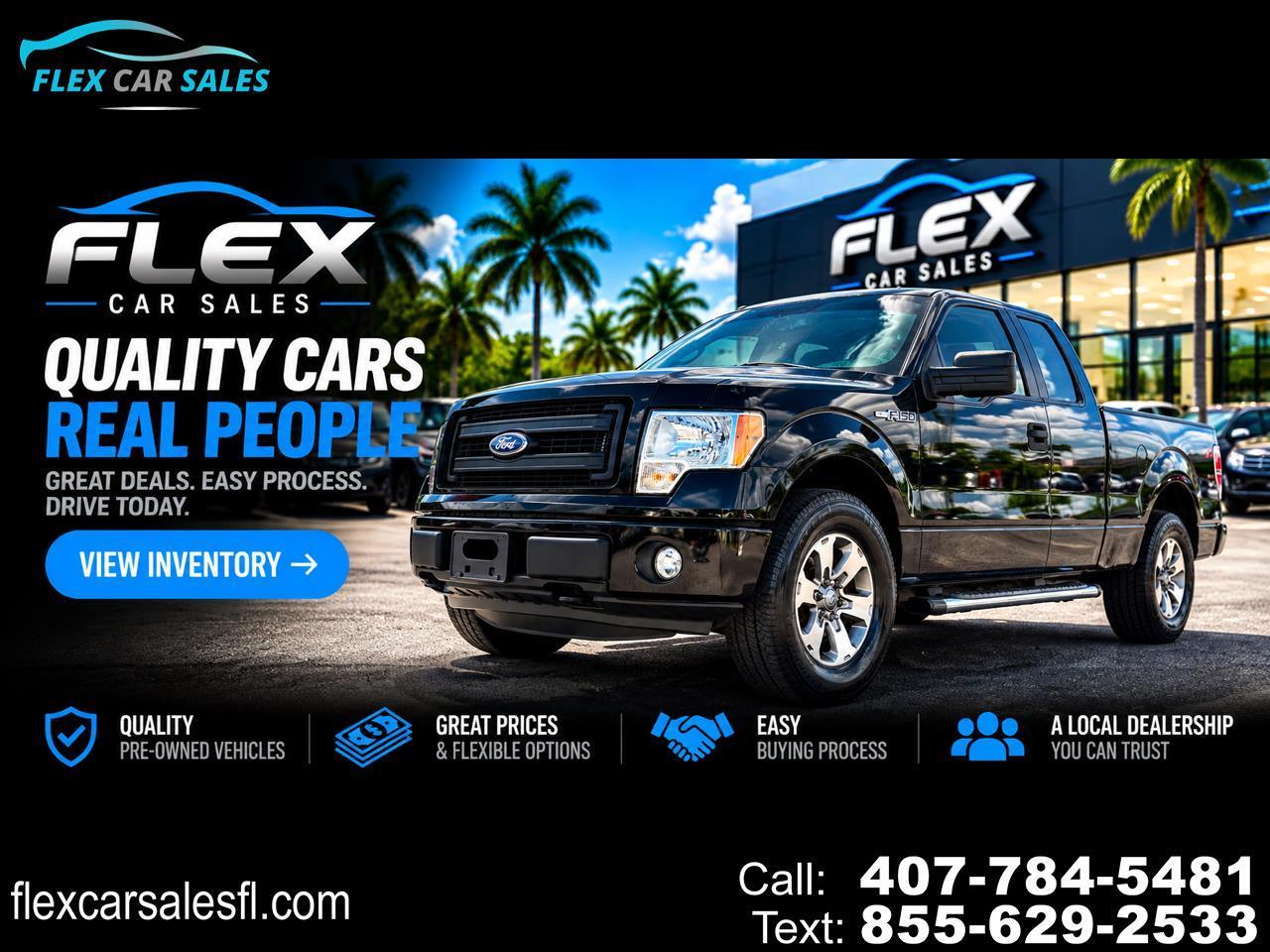 Black 2013 Ford F-150 Pickup Truck 4X2 Automatic