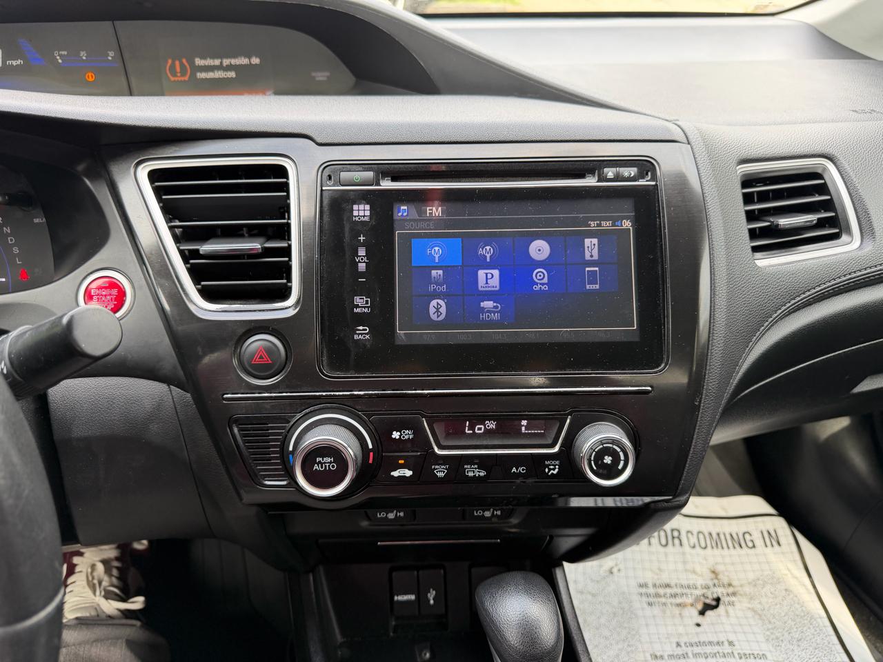 Honda Civic EX-L Sedan CVT 2015