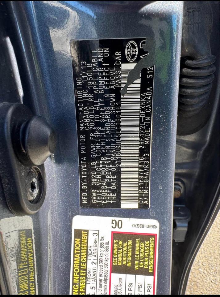 Toyota Corolla S Premium CVT 2014