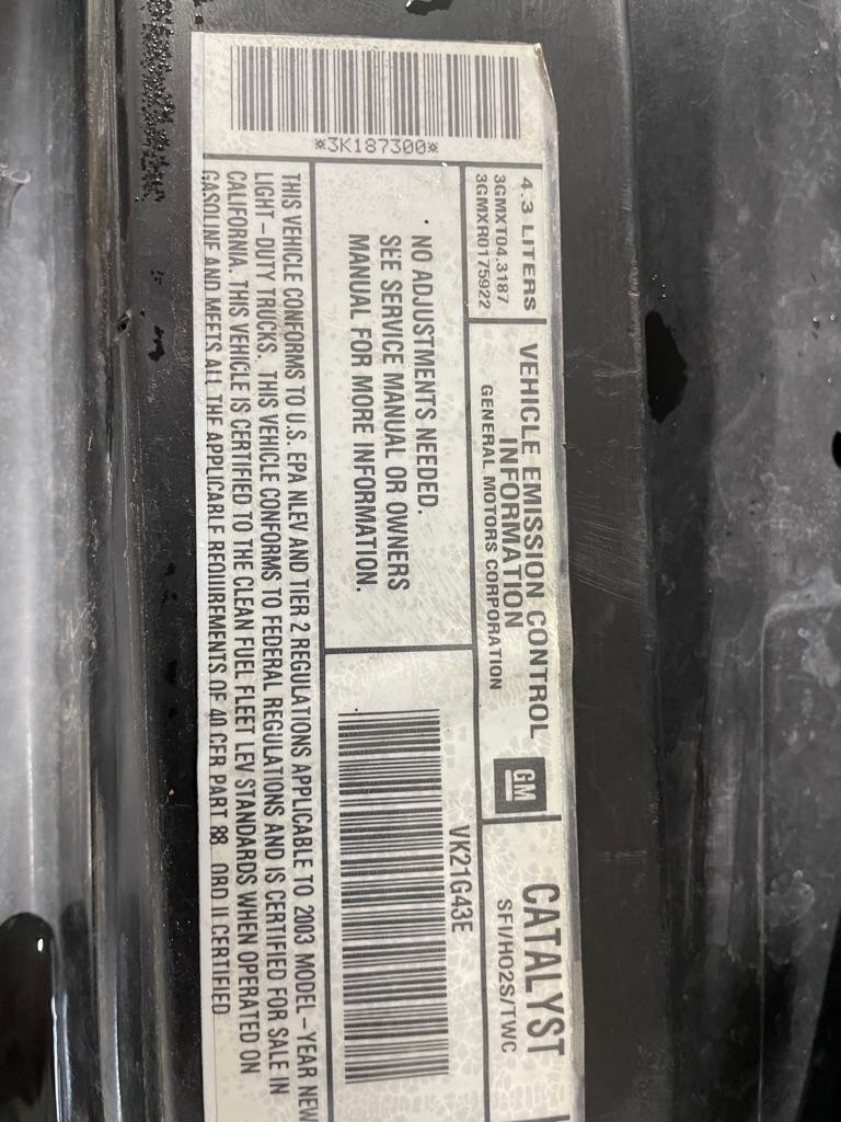 Chevrolet S10 Pickup  2003