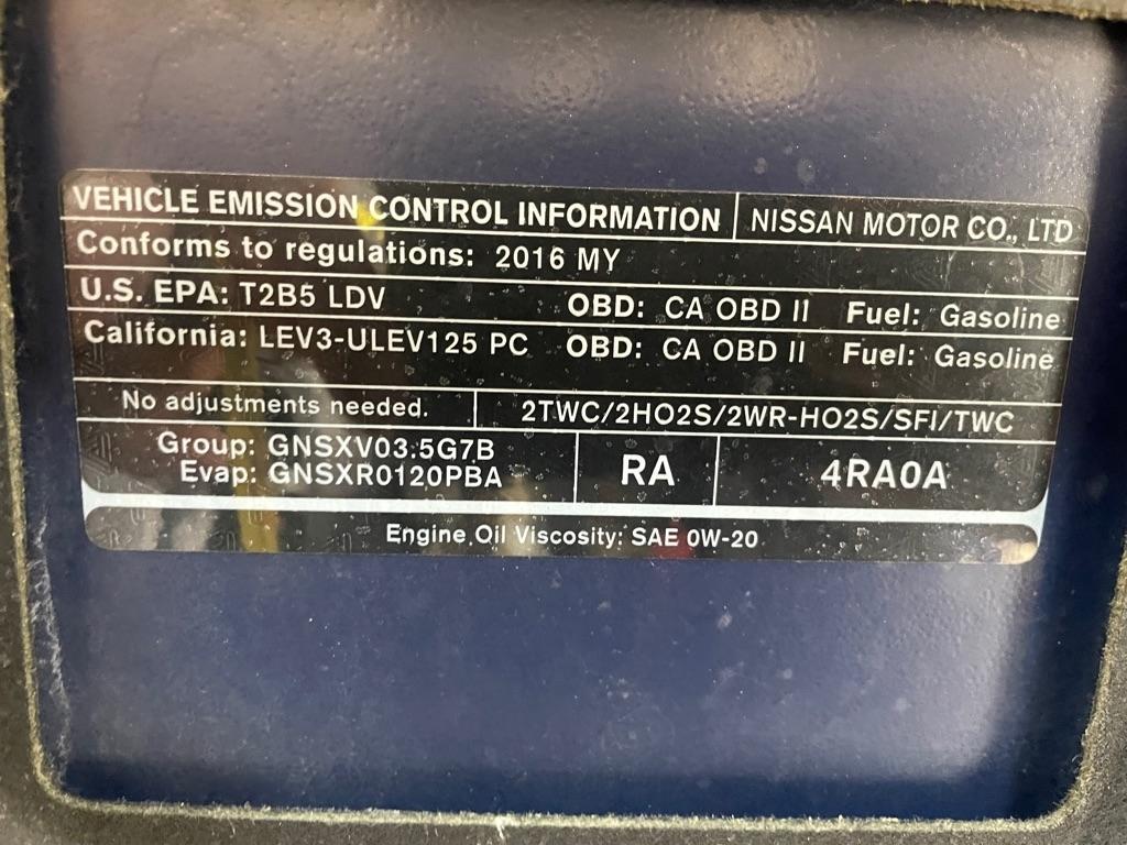 Nissan Maxima  2016