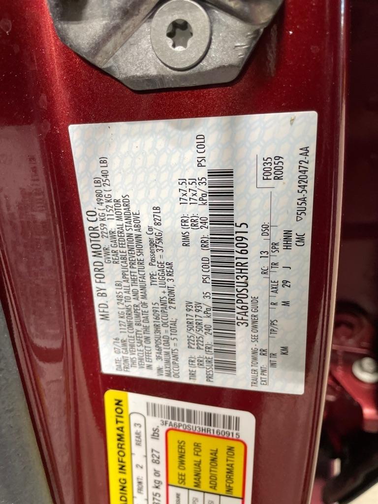 Ford Fusion Energi Titanium 2017