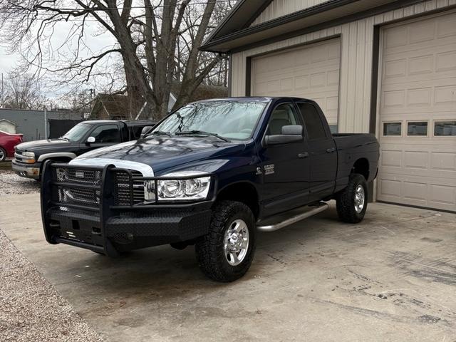 Blue 2007 Dodge RAM 2500 ST Quad Cab 4WD Pickup Truck Four-Wheel Drive 4-Speed Manual