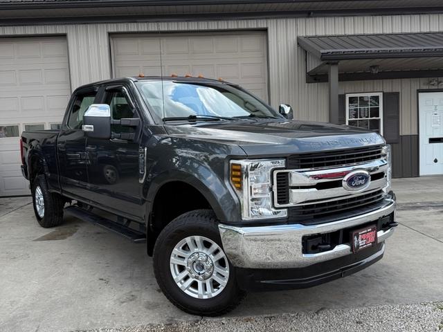 Gray 2018 Ford F-250 Super Duty Pickup Truck Four-Wheel Drive Automatic