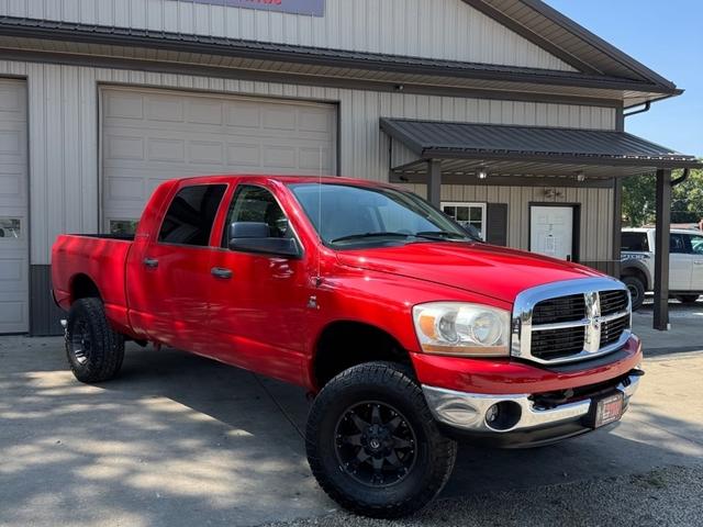 Red 2006 Dodge RAM 2500 Pickup Truck Four-Wheel Drive Automatic